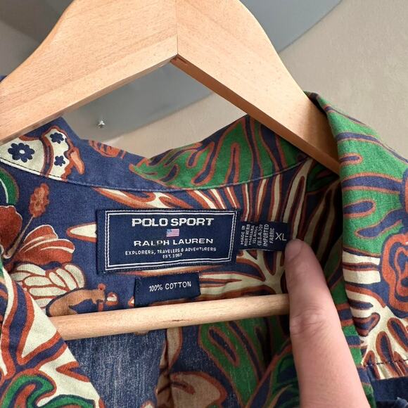 Vintage Polo Sport Button Down Shirt - Picture 8 of 8